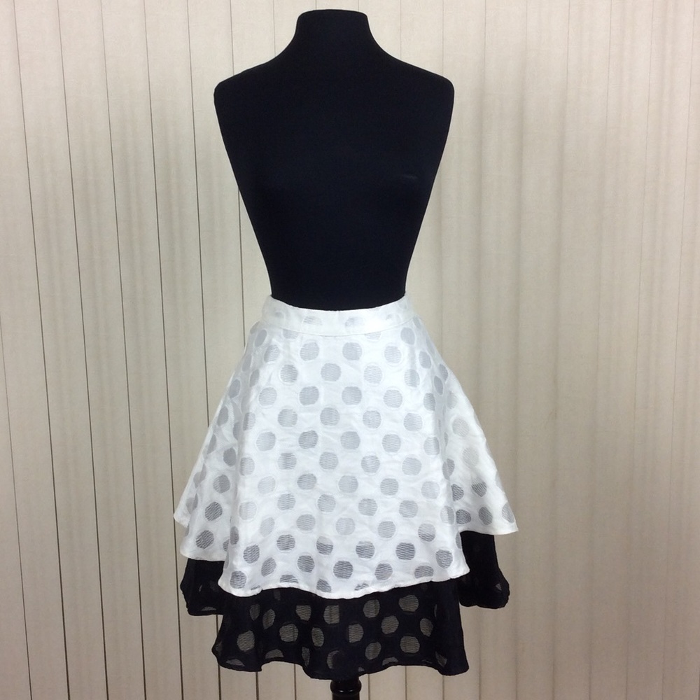 Sugar Lips Spotted You A-Line Skirt. Size Small.